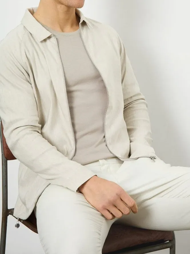 In Oatmeal Daily Leisure Soft Outerwear