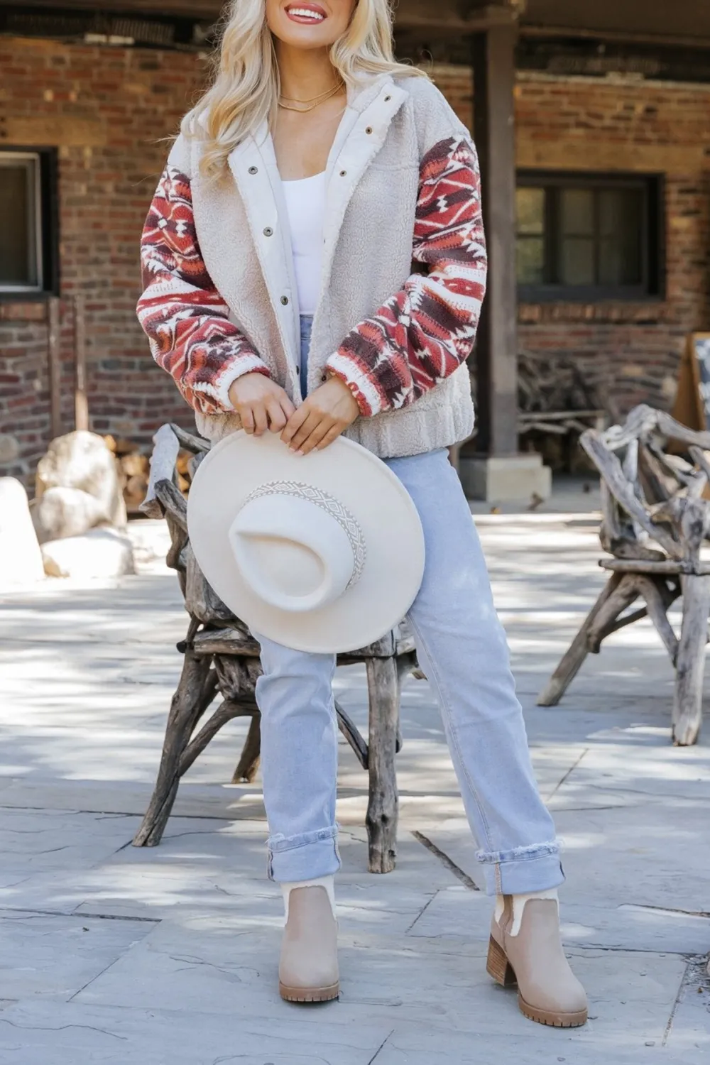 Taupe Mix Outdoor Jacket