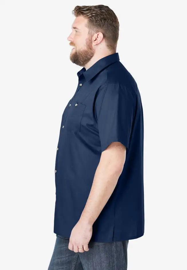 Short-Sleeve Pocket Sport Shirt