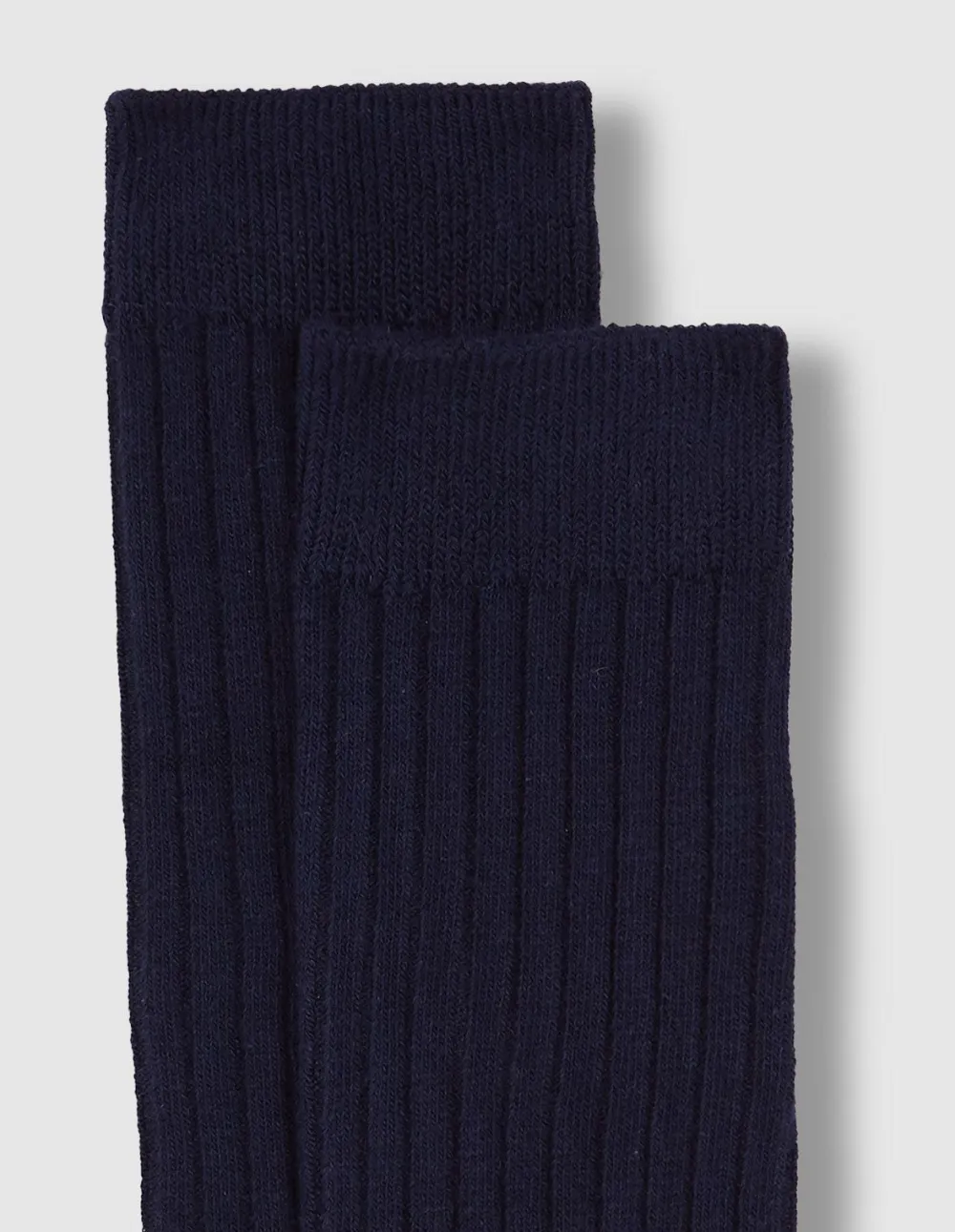 Basic Grey Sock Navy