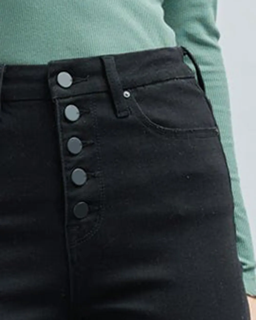 Black High Rise Skinny Jean