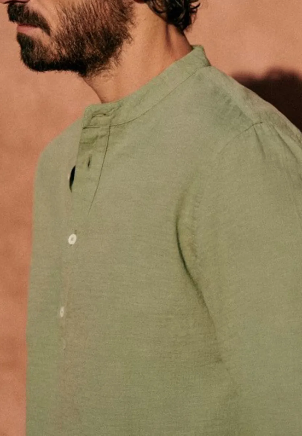 Mandarin Collar Shirt