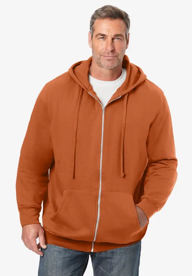Fleece Zip-Front Hoodie