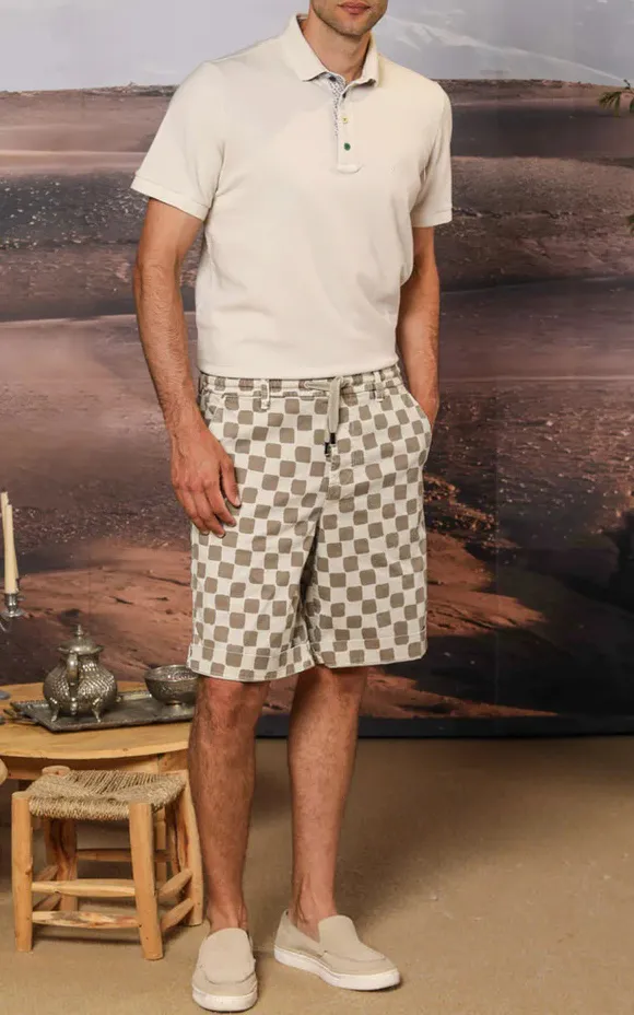 Men's Stucco Cotton Polo Shirt