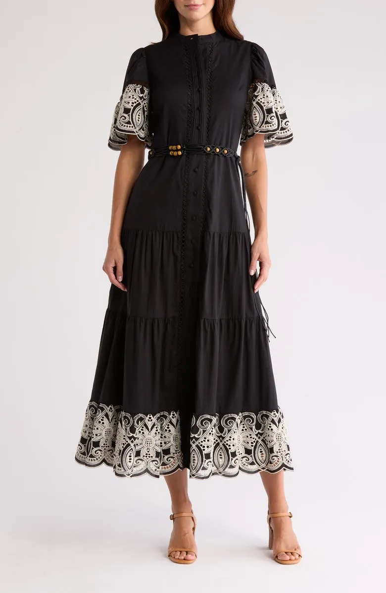 Southampton Embroidered Maxi Dress