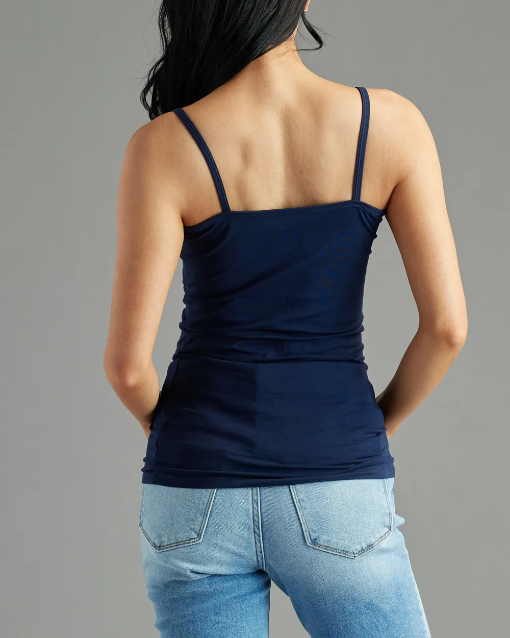 Slim Fit Sleeveless White Camisole