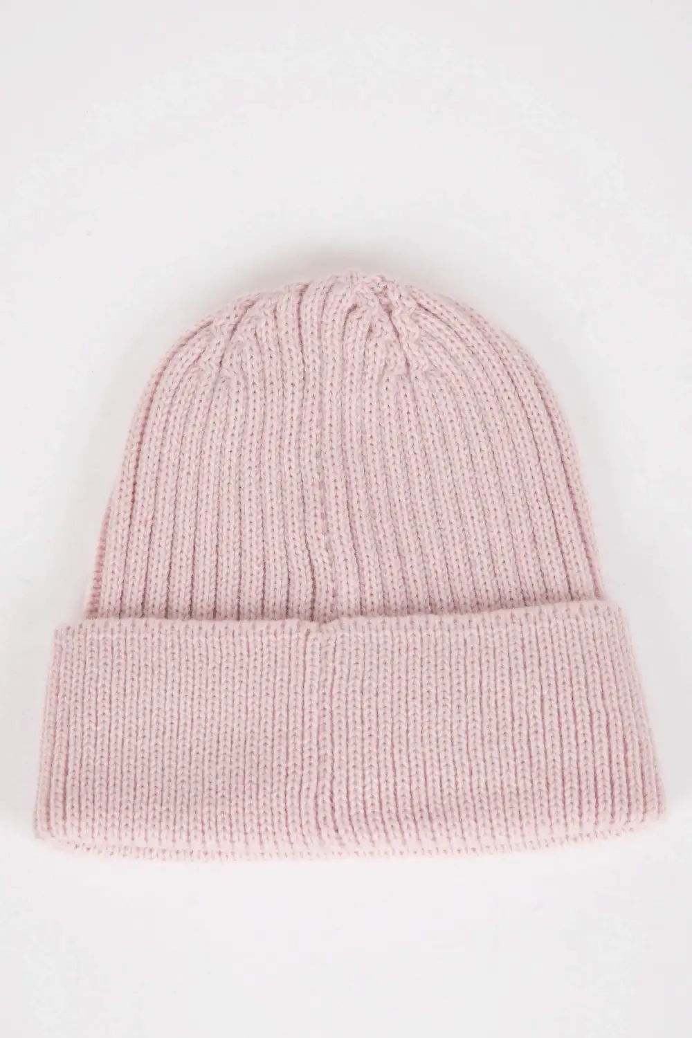 Pink Knitted Cap in Sweet Style