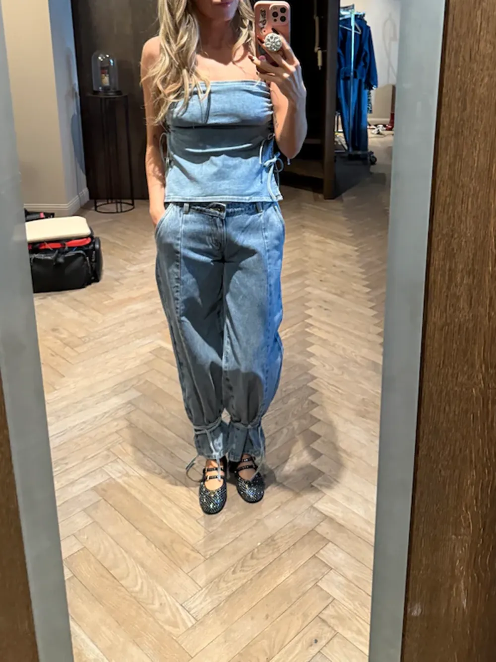 Acid Wash Casual Style Jeans