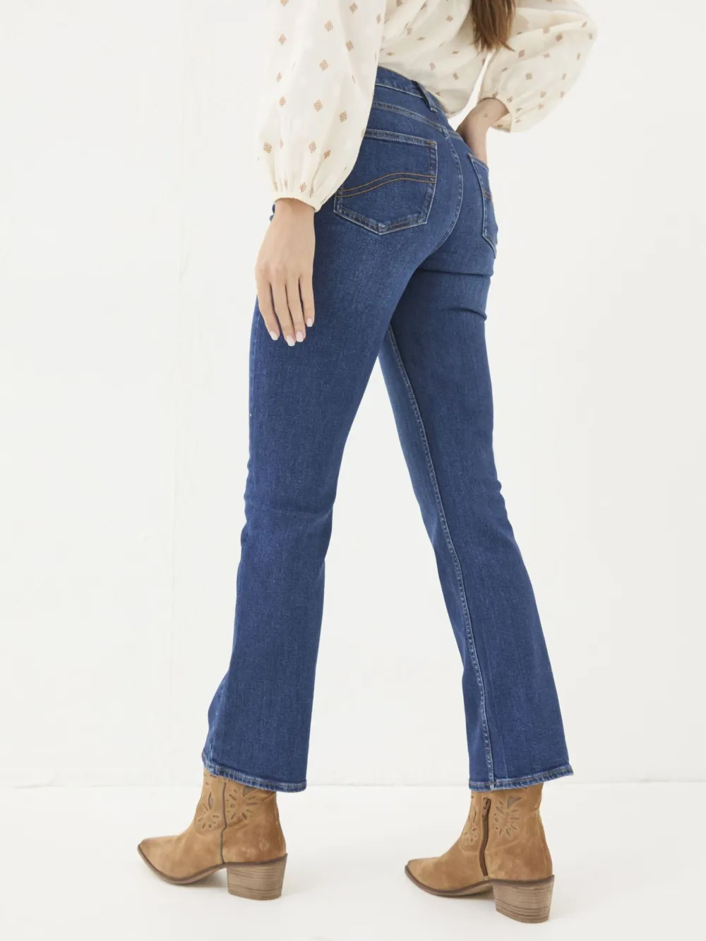 Indigo/Blue Bootcut Jeans