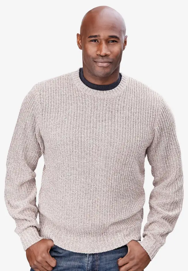 Shaker Knit Crewneck Sweater