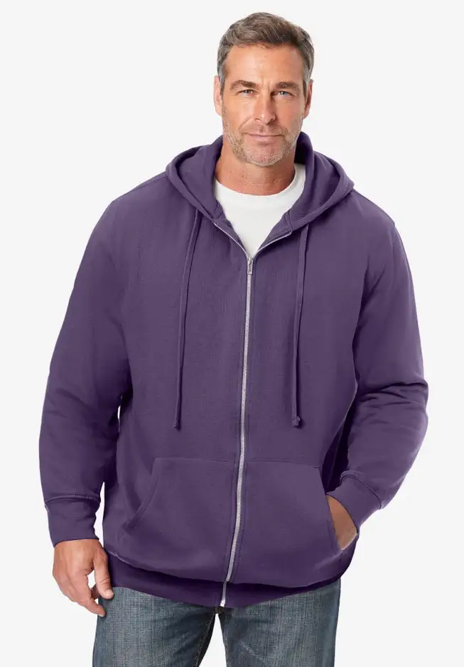 Fleece Zip-Front Hoodie