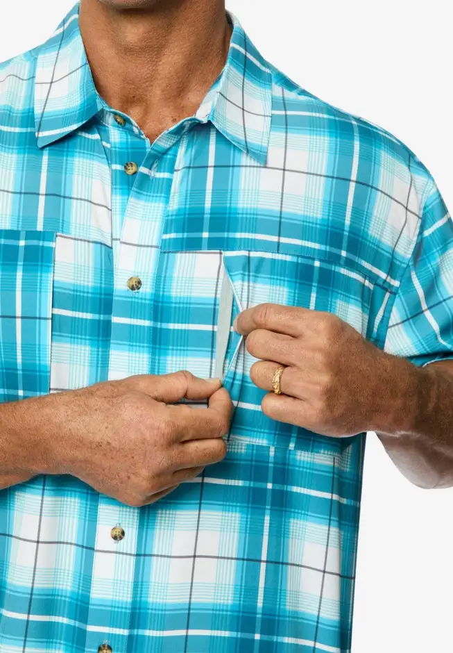 Double Pocket Short Sleeve Performance Shirt