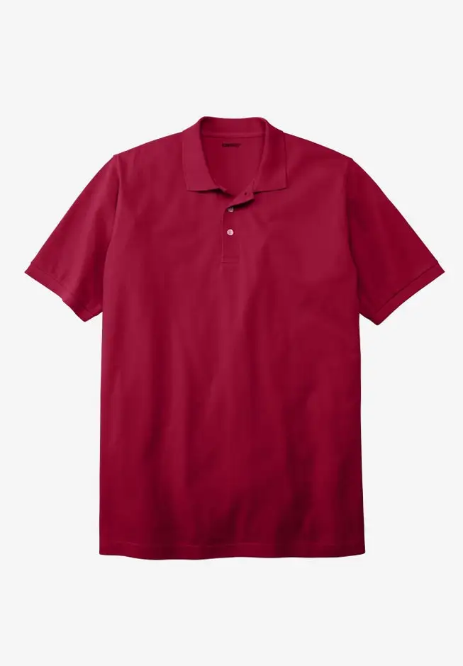 Longer-Length Shrink-Less™ Cotton Polo Shirt