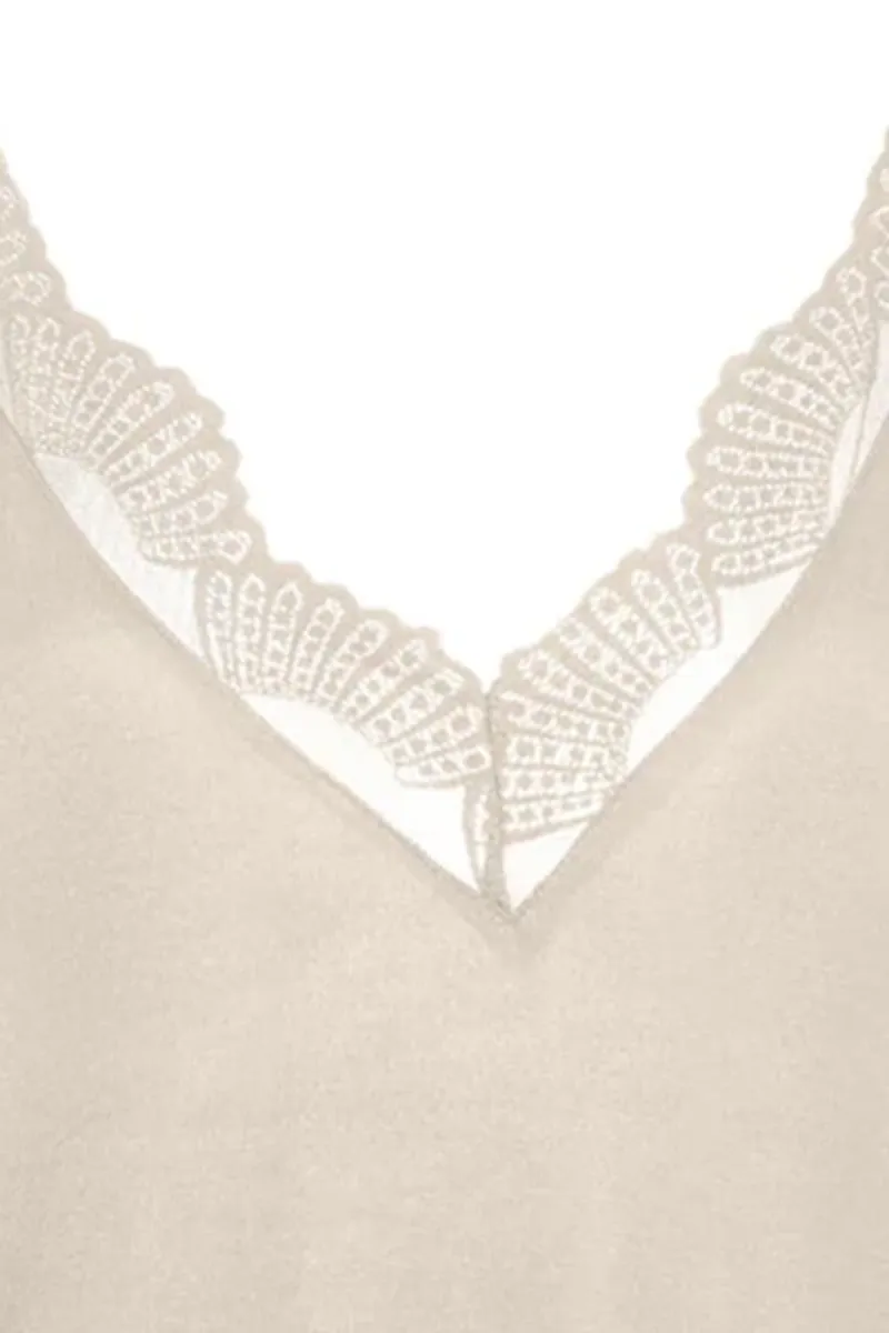 Lace Deep V Neck Sexy Tops