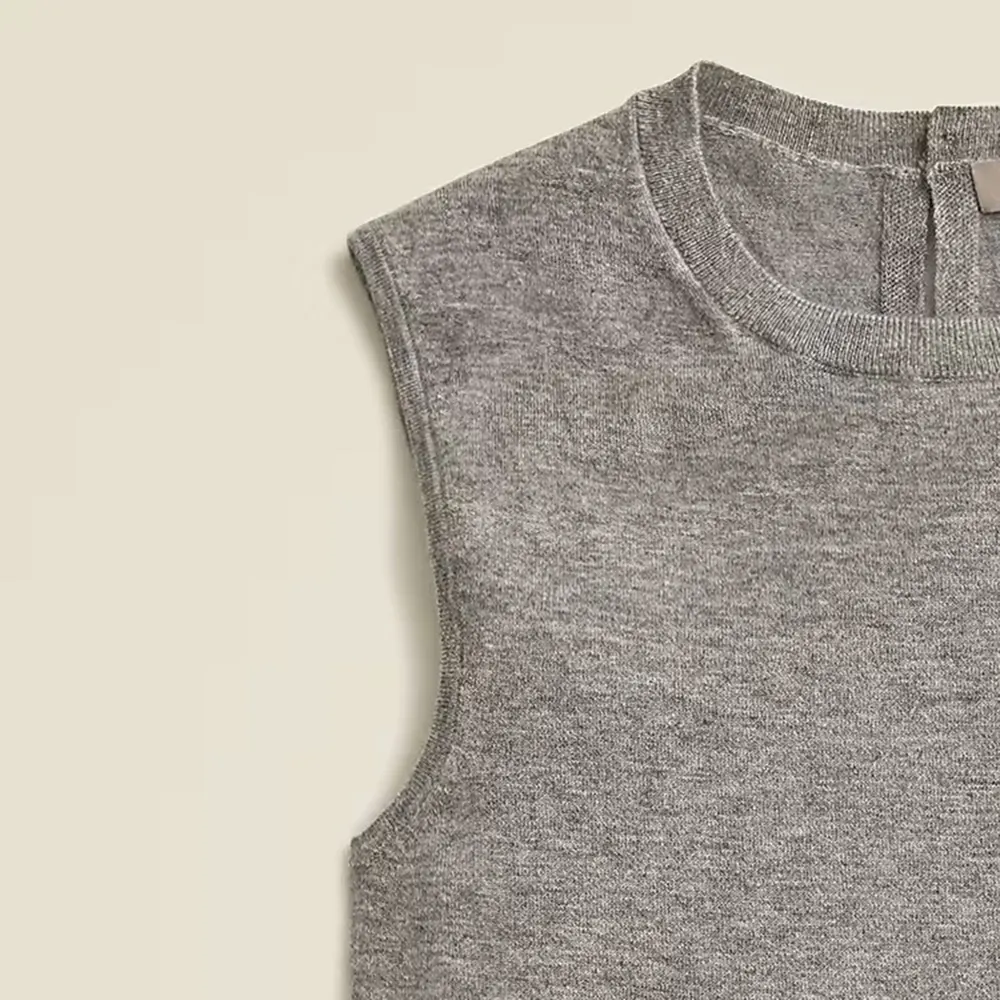 Cashmere-Blend Cropped Sweaters