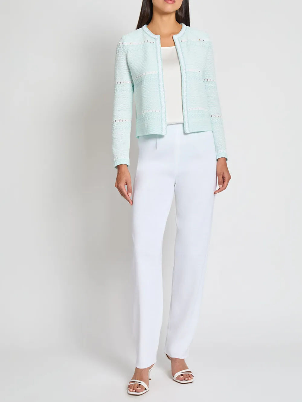 Round Neck Short Women's Jacket