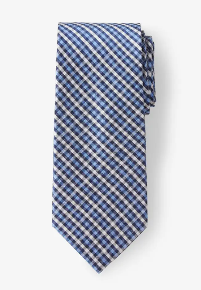 Extra Long Check Tie