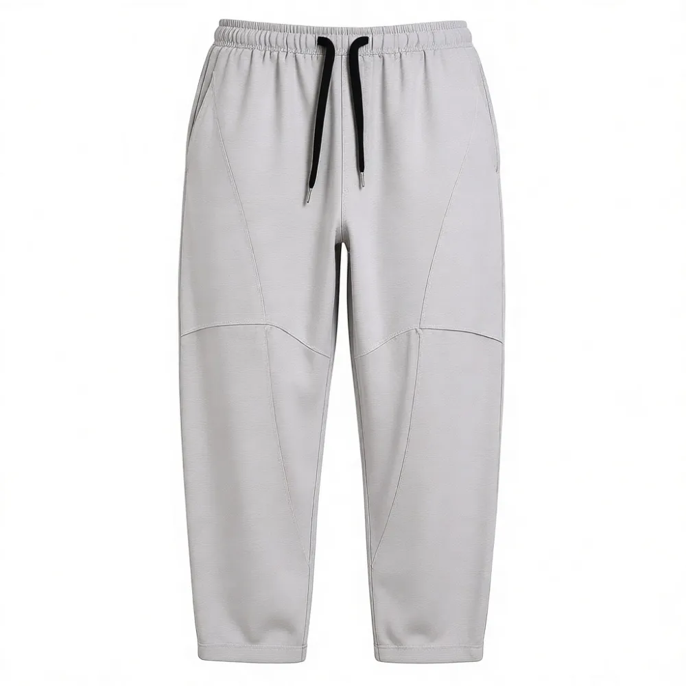 Men's Loose Fit Linen Ankle-Length Pants