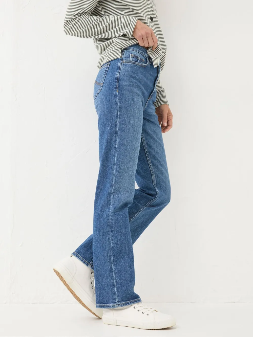 Blue Denim Comfort Straight Jeans