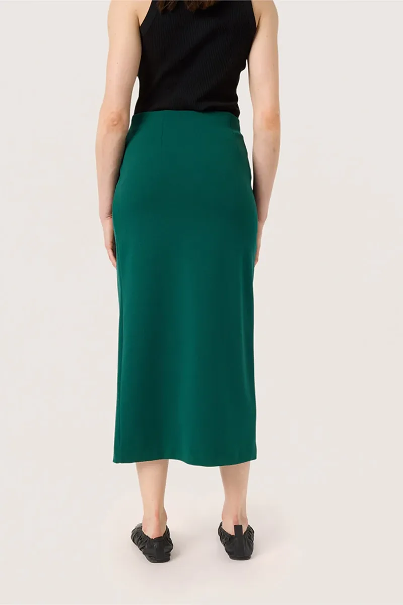 Asymmetric Wrap Style Midi Skirts