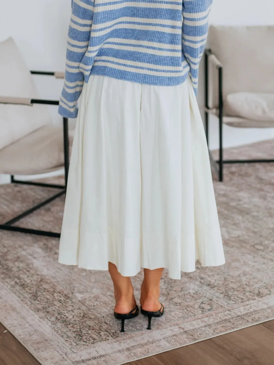 Flowy Midi Skirt