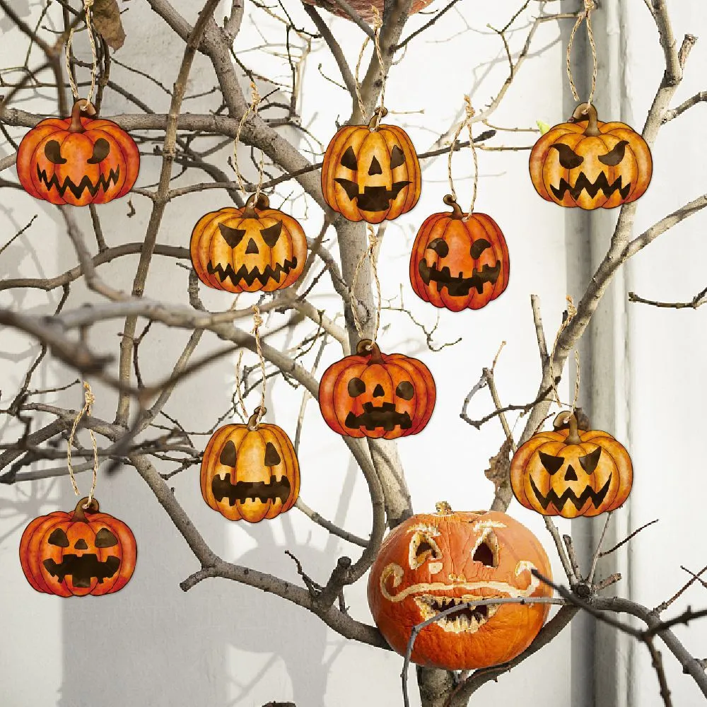 2023 Halloween Pumpkin Ornaments Pumpkin Pendants Halloween Decoration For Home Kids Favors Happy Halloween Party Decor