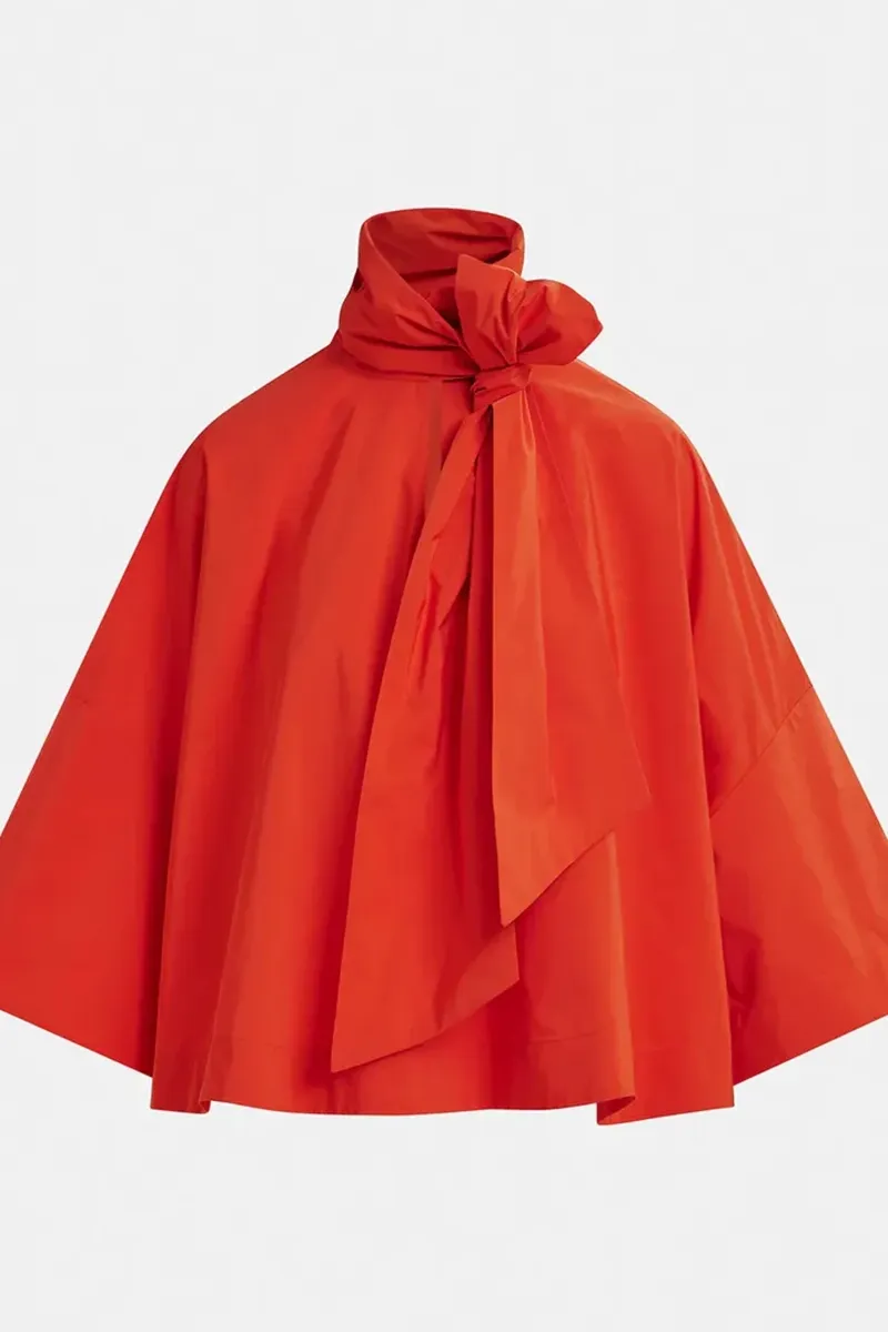 Bow Accent Cut Out Neckline Tops