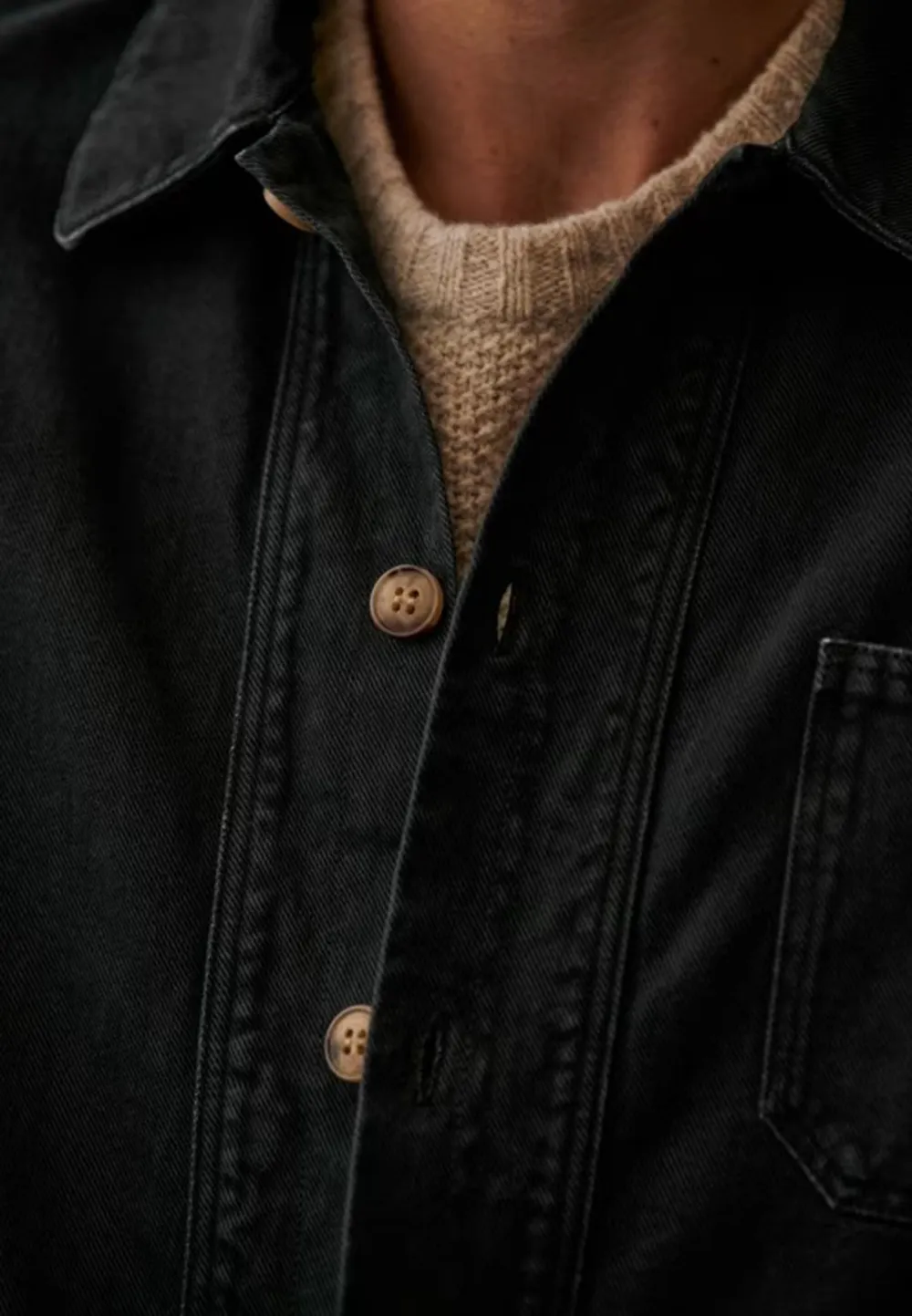 Jacket-Denim Black