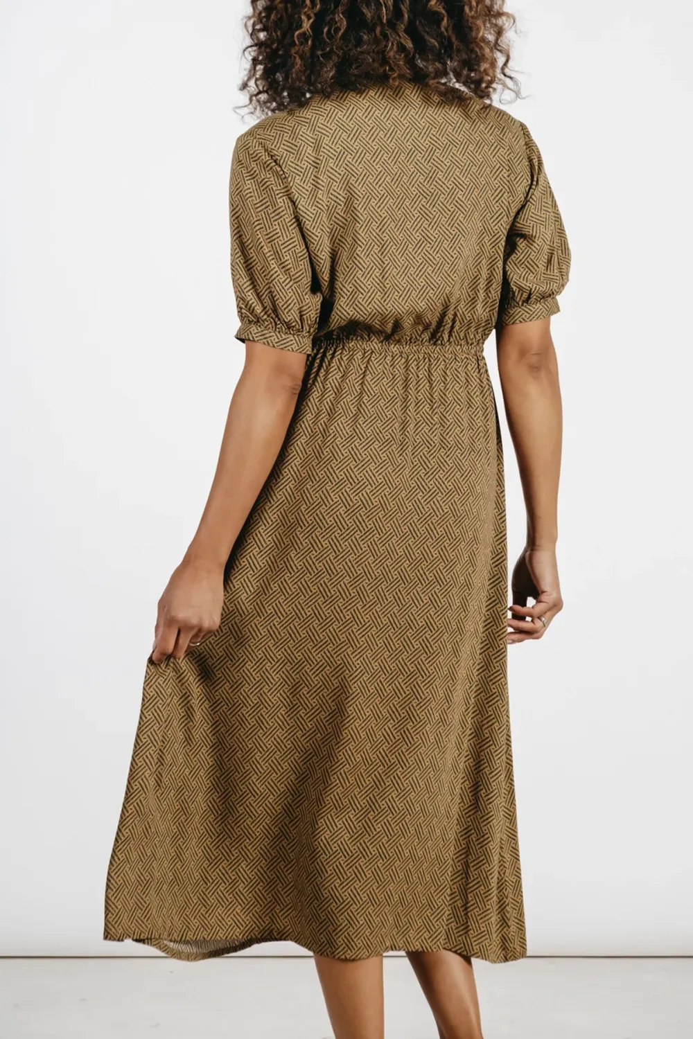 Daily Loose Crew Neck Dress