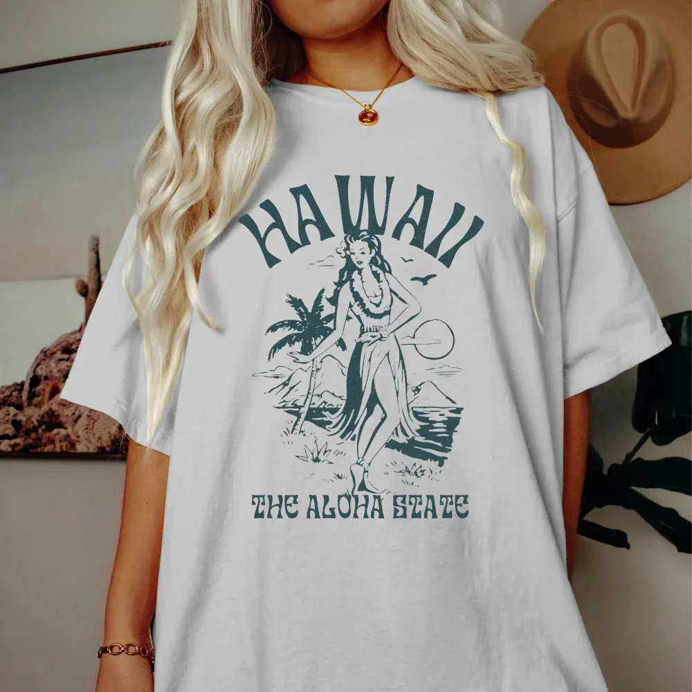 Hawaii Aloha Beach Graphic Tee