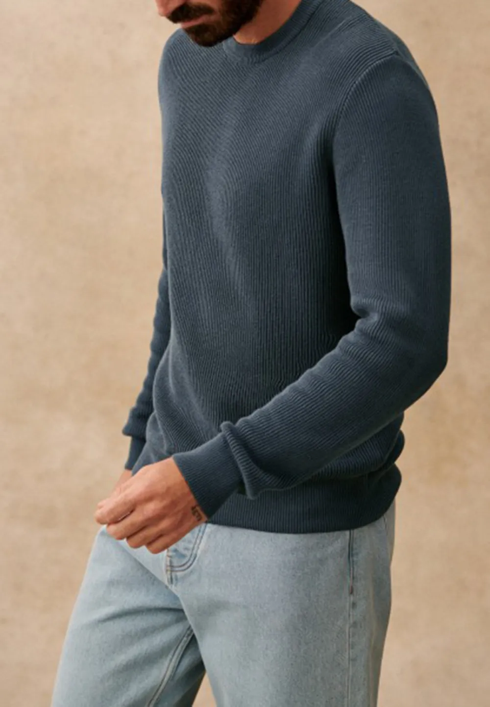 Sweater-Steel Blue