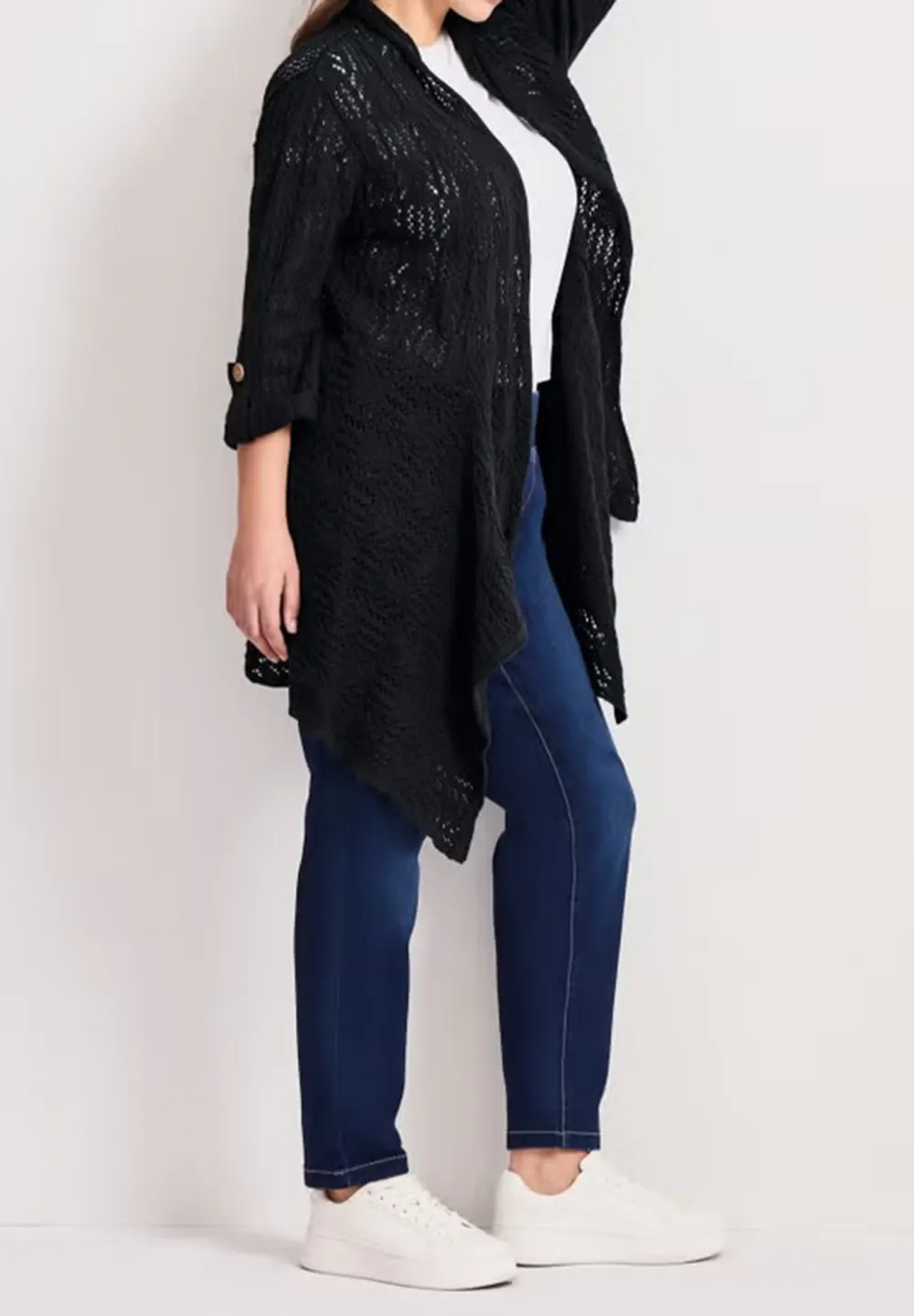 Irregular Hem Cardigan