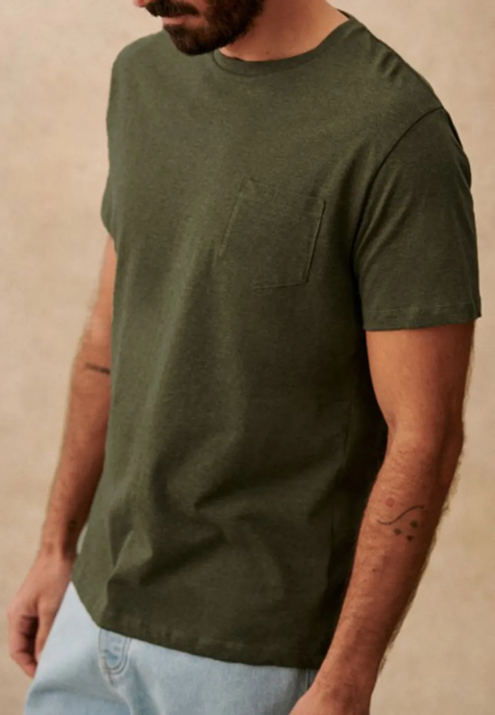 T-Shirt-Mottled Khaki