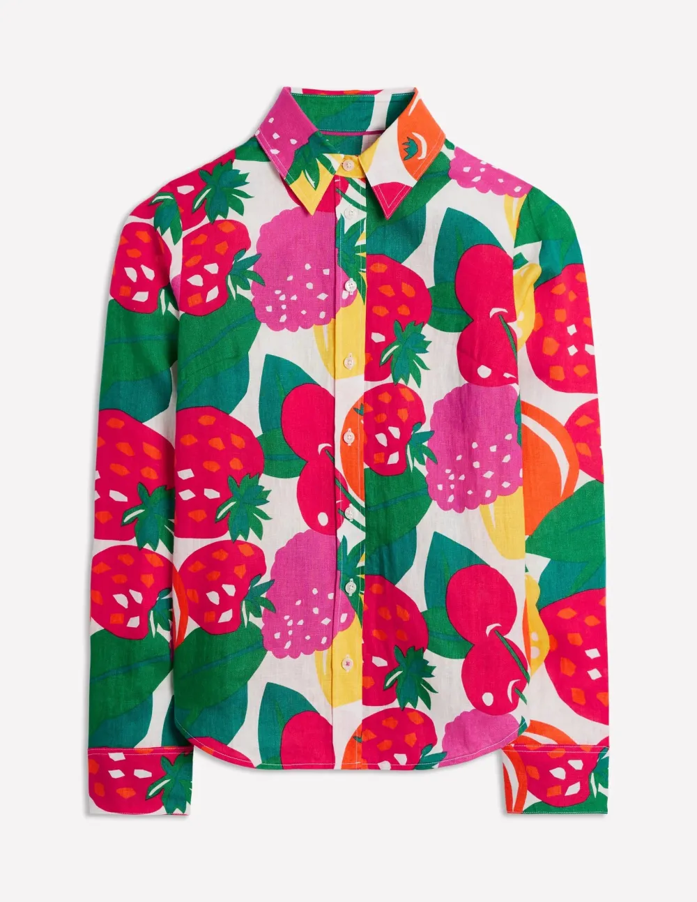 Multicolor Fruit - Print Button - Up
