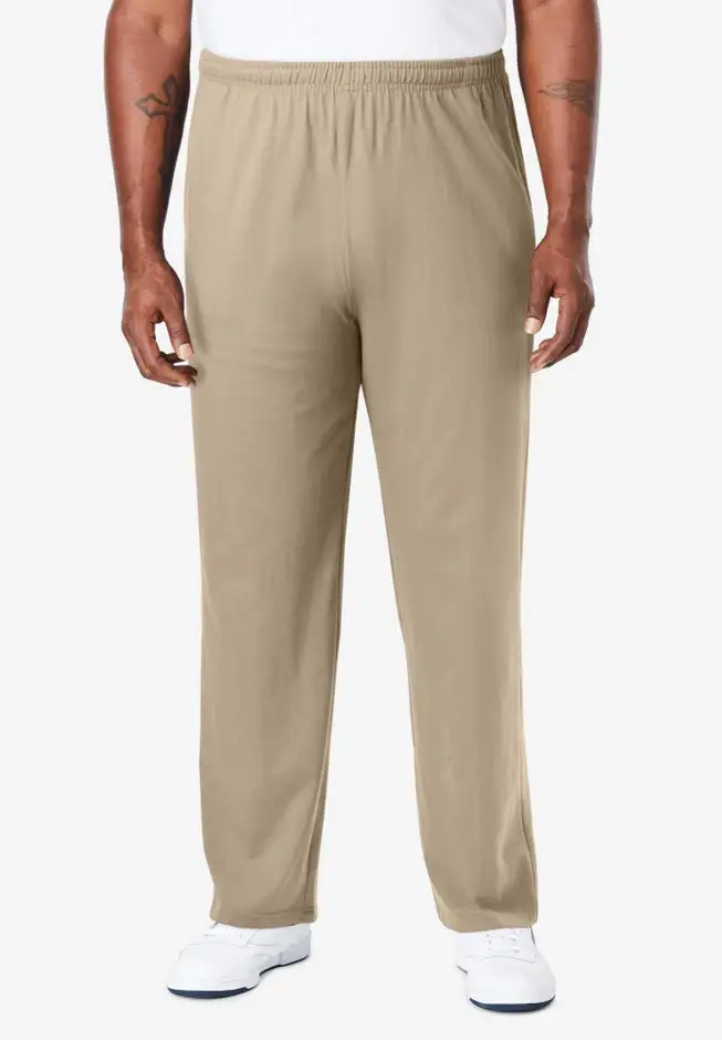 Lightweight Jersey Open Bottom Sweatpants