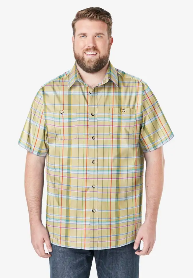 Check Short-Sleeve Sport Shirt