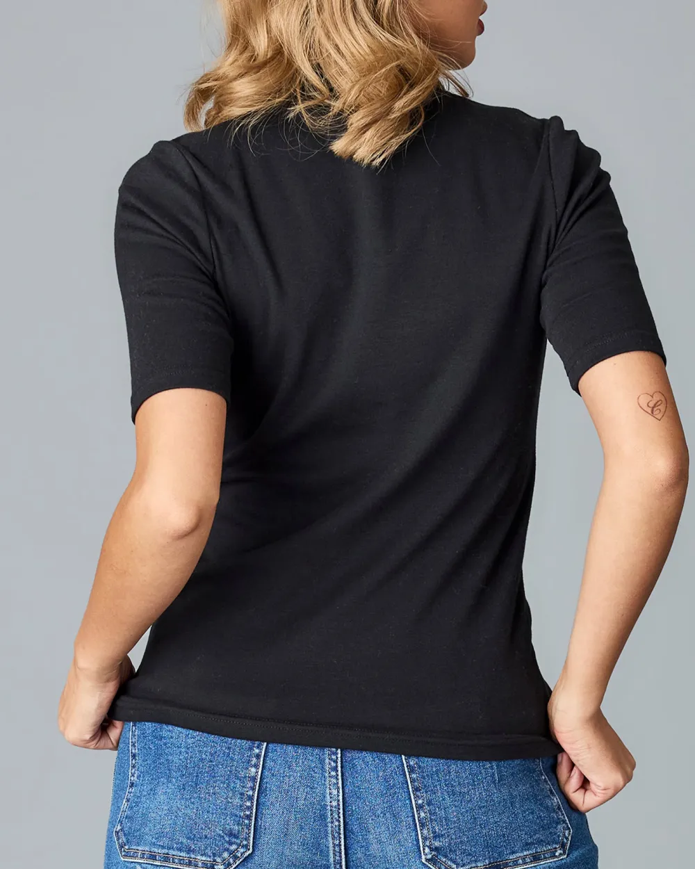 Classic Mock Neck Top
