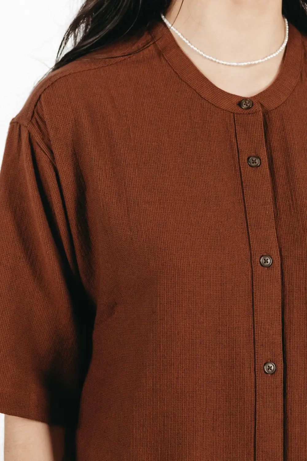 The Crew Neck Cotton Dress