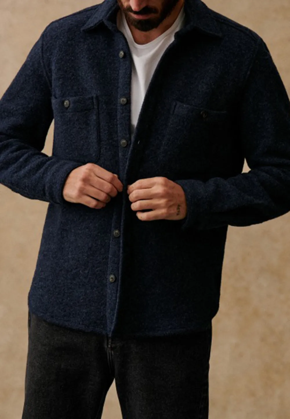 Buttoned Fastening Shirt