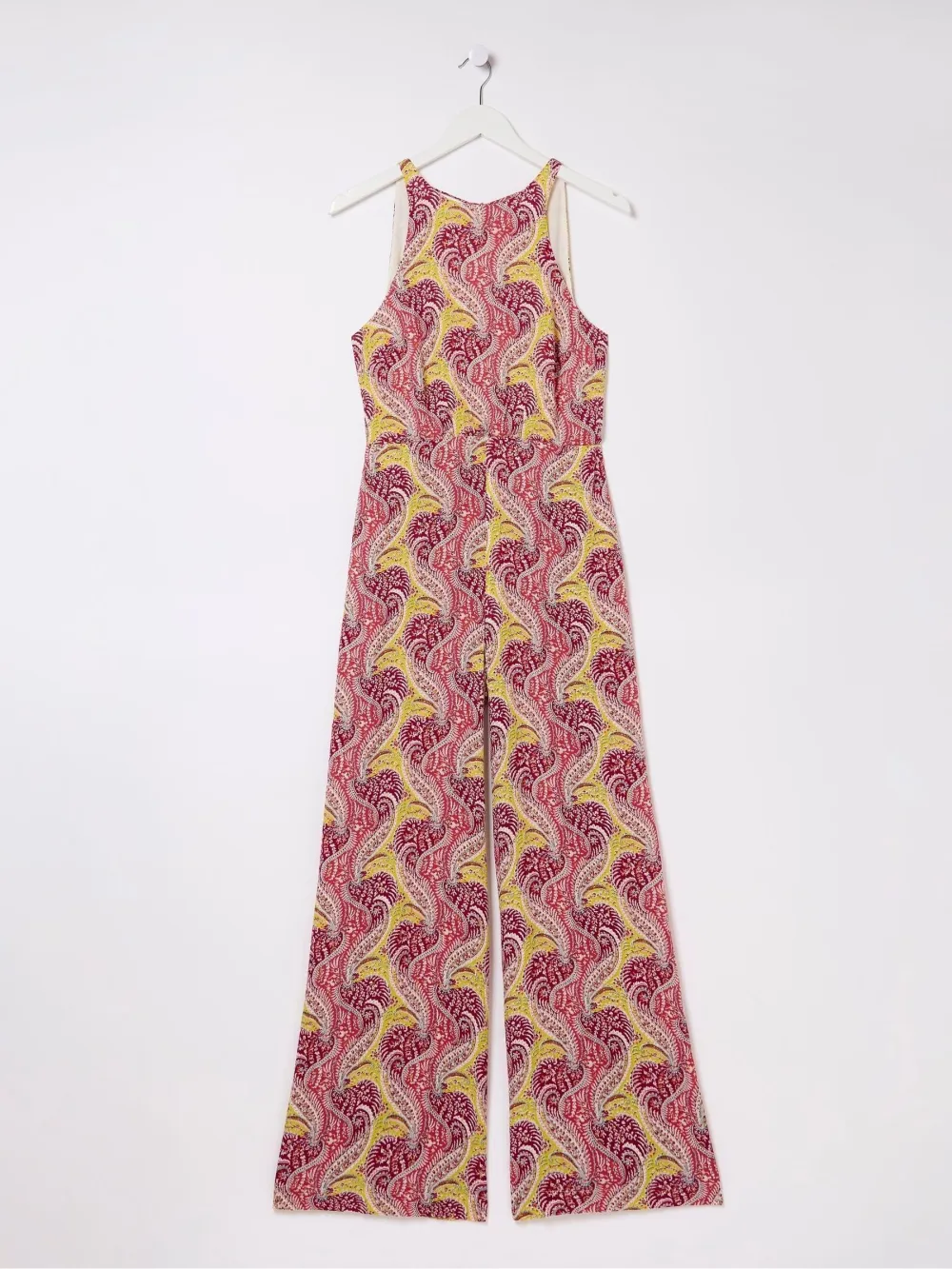 Orange Paisley Jumpsuit