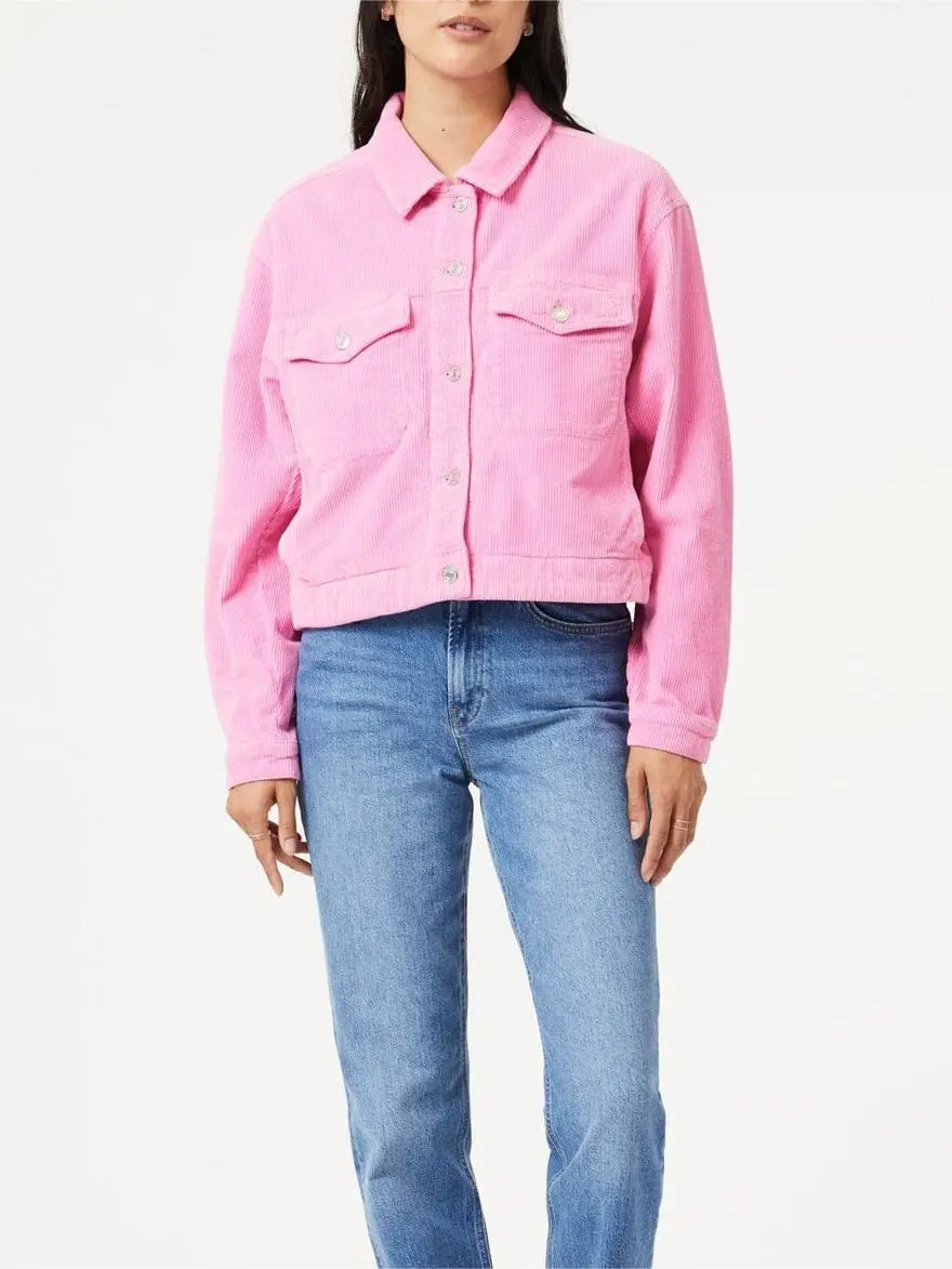 Regular Corduroy Casual Jacket