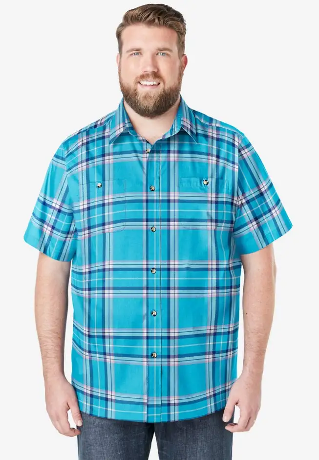 Check Short-Sleeve Sport Shirt