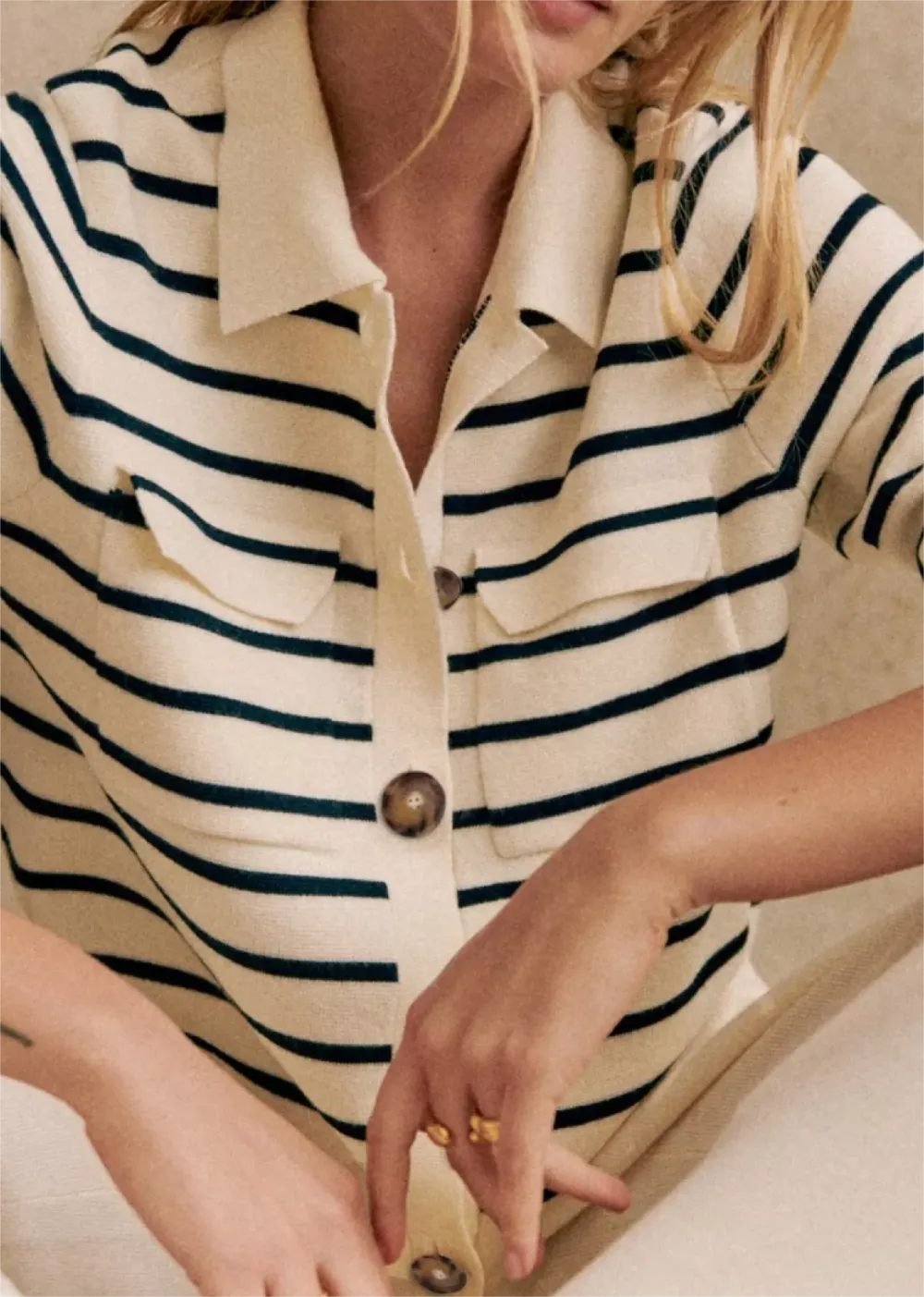 Lapel Collar Knitwear