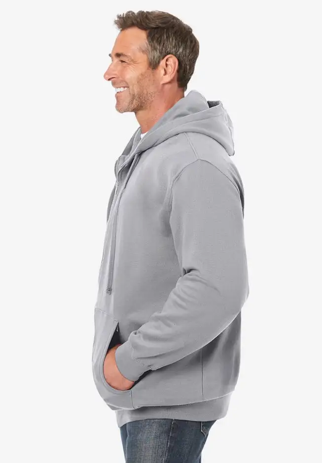 Fleece Zip-Front Hoodie