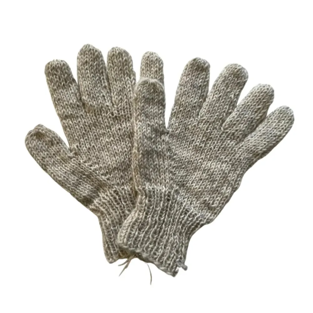 Light Gray Soft Knit Everyday Gloves