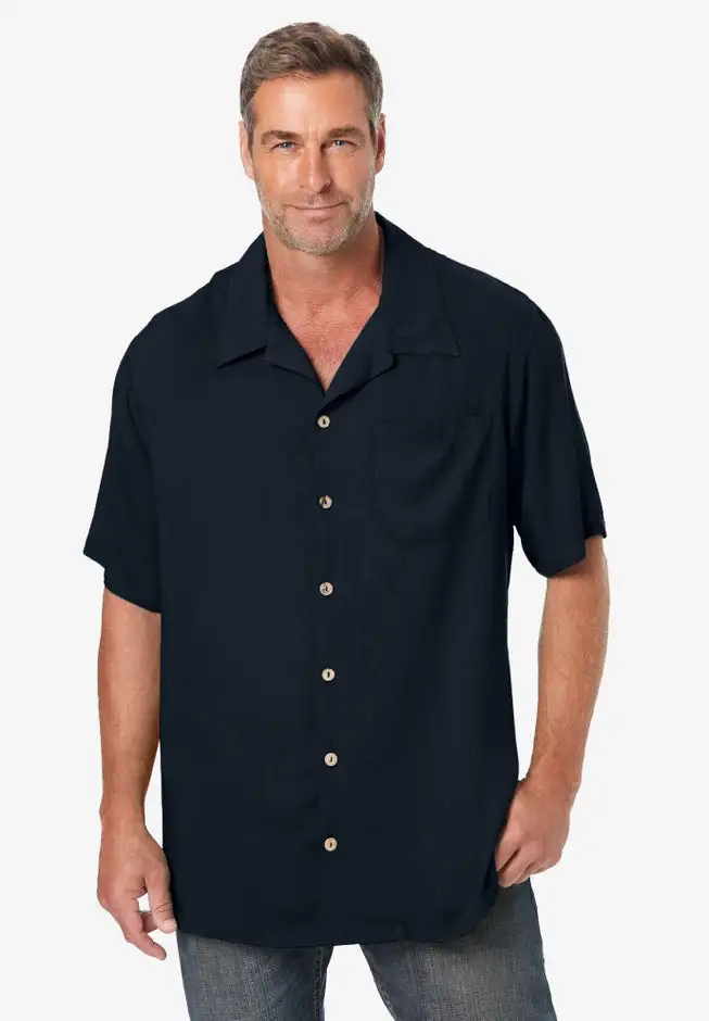 KS Island Solid Camp Shirt