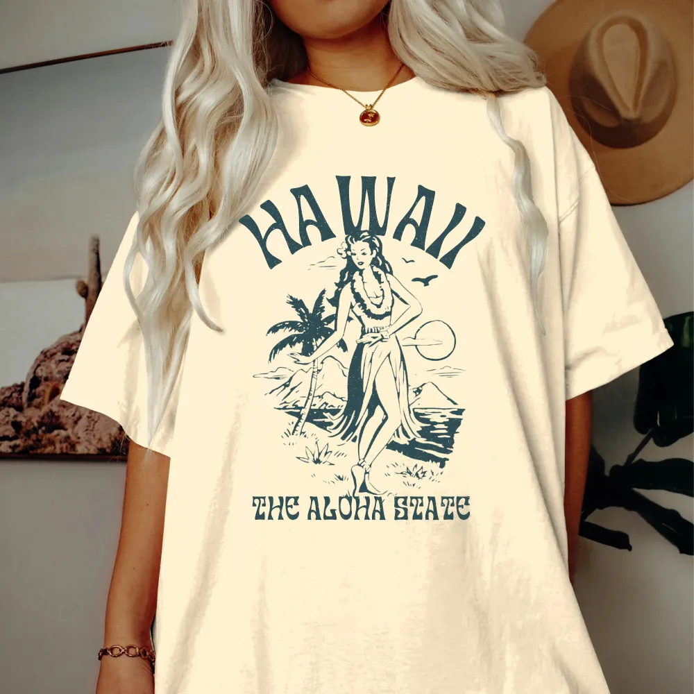 Hawaii Aloha Beach Graphic Tee