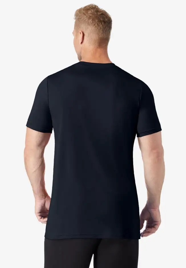 No Sweat Longer-Length Short Sleeve Crewneck Tee