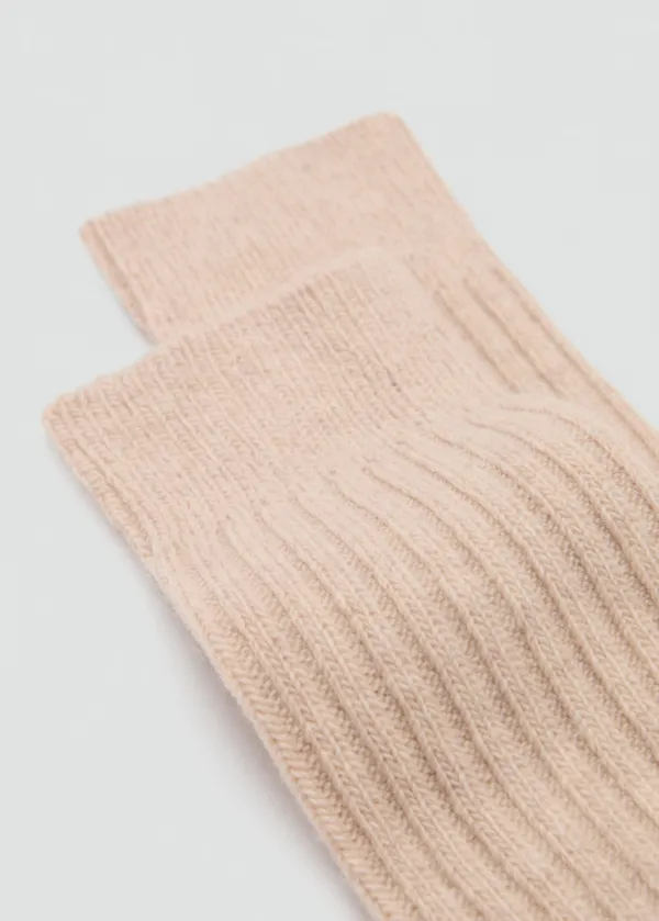 Casual Style Cable Knit Design Socks