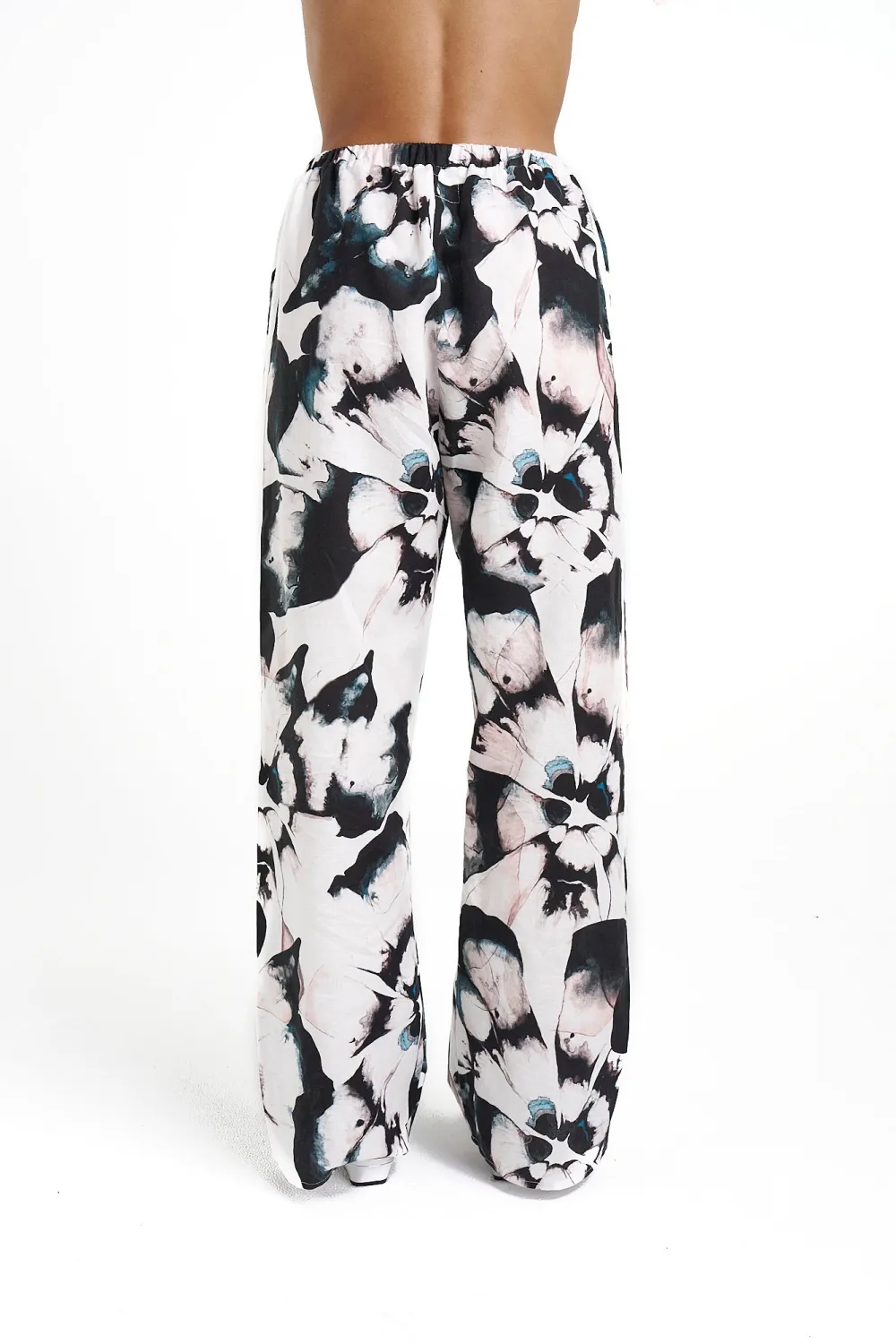 Black And White Personality Minimalist Straight  Pants